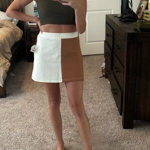 NWT Altar’d state two tone mini skirt.